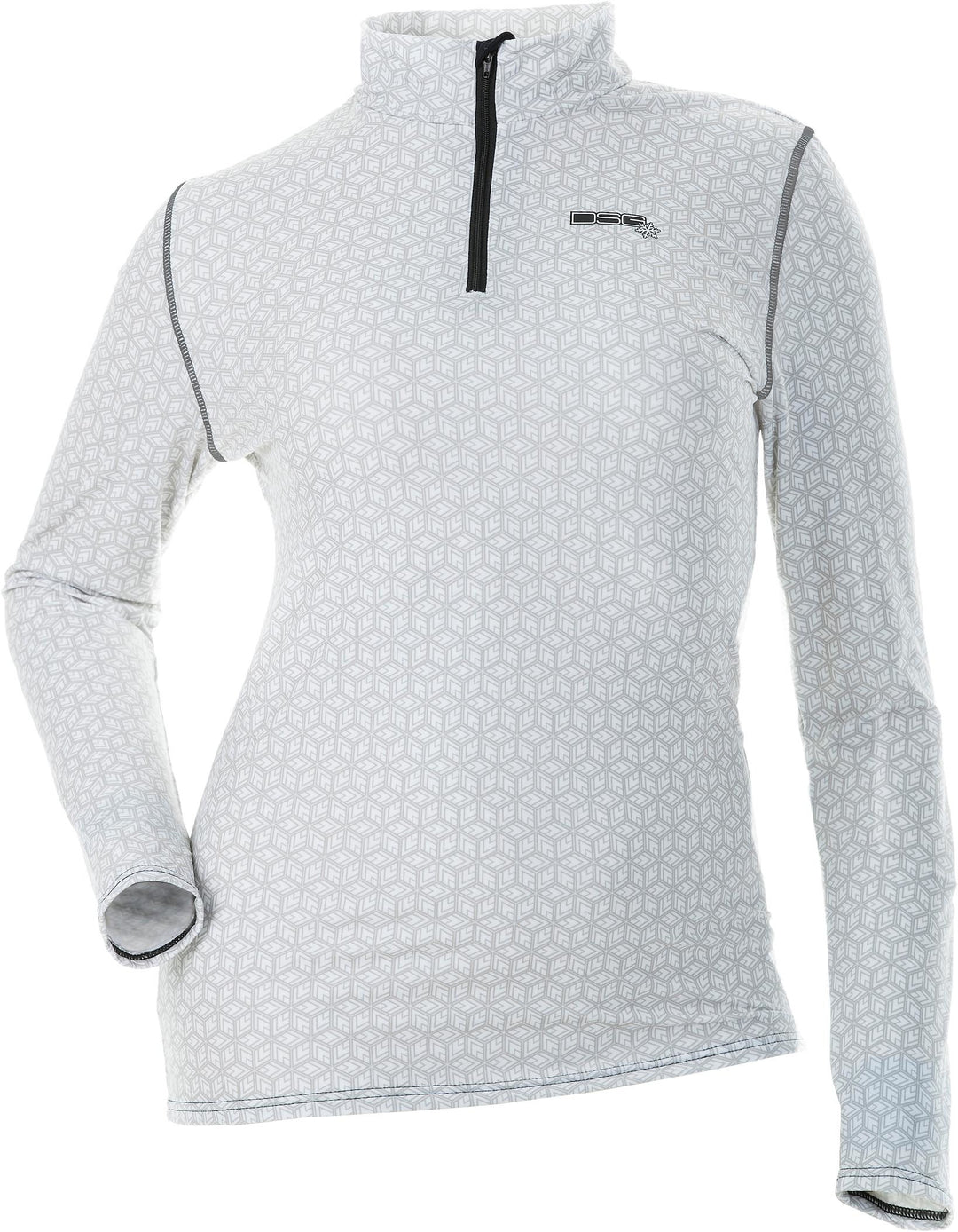 D Tech Base Layer Shirt White Snowflake Xs
