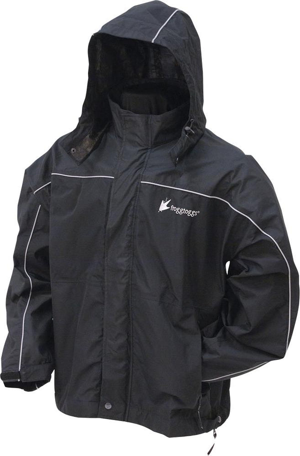 Toadz Highway Rain Jacket Hi-vis Green/black Xl