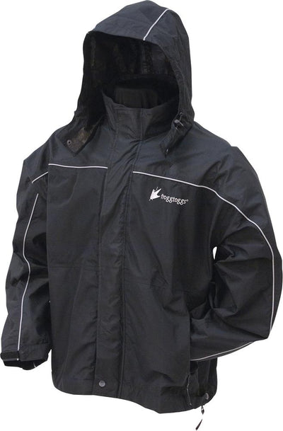 Toadz Highway Rain Jacket Hi-vis Green/black Xl