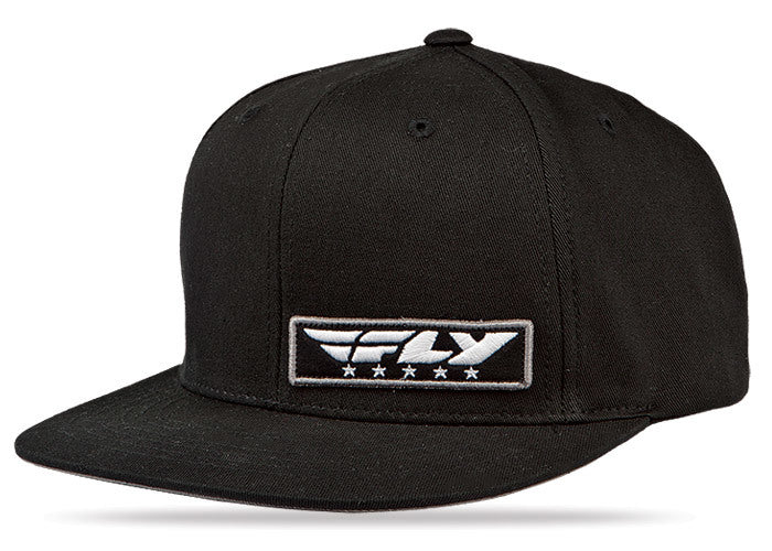 Fly Street Snapback Hat Black Black O/s
