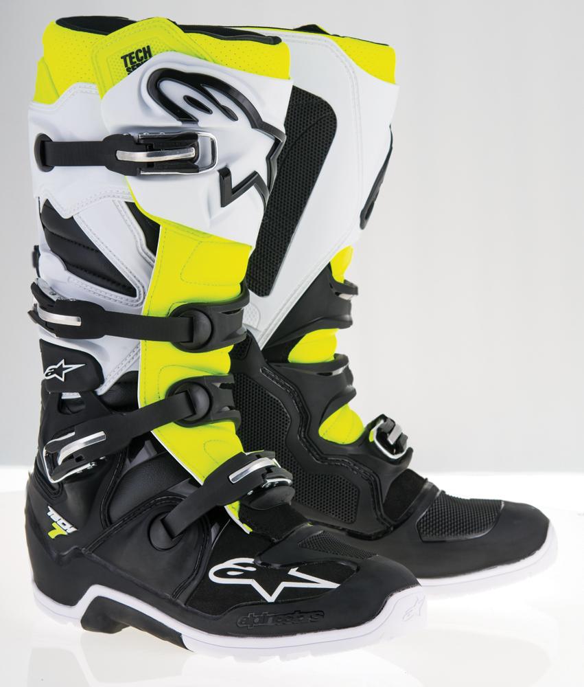 Tech 7 Enduro Boots Blk/slvr/mltry Grn Sz 14