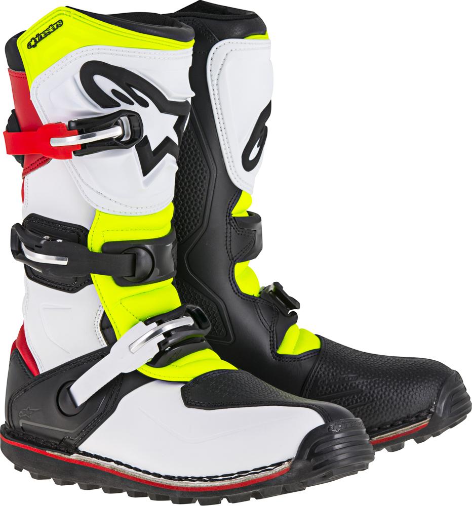 Tech-t Boots White/red/yellow/black Sz 13