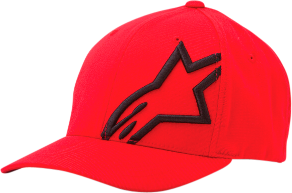 Corp Shift 2 Curved Brim Hat Black/red Sm/md