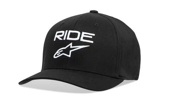 Ride 2.0 Hat Red/white Sm/md Curved Bill