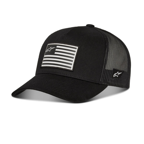 Flag Snapback Hat White/navy/red O/s