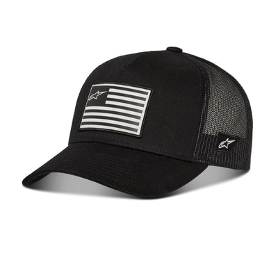Flag Snapback Hat White/navy/red O/s