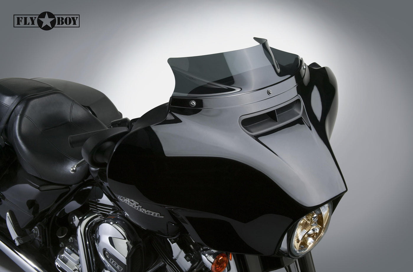 Custom Windscreen Flyboy Dark Tint