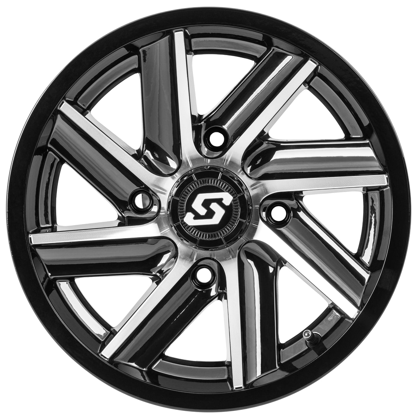 Chopper Wheel 14x7 4/156 4+3 (+5mm) Black