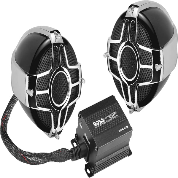 3" Handlebar Mount 600w 2-speaker System