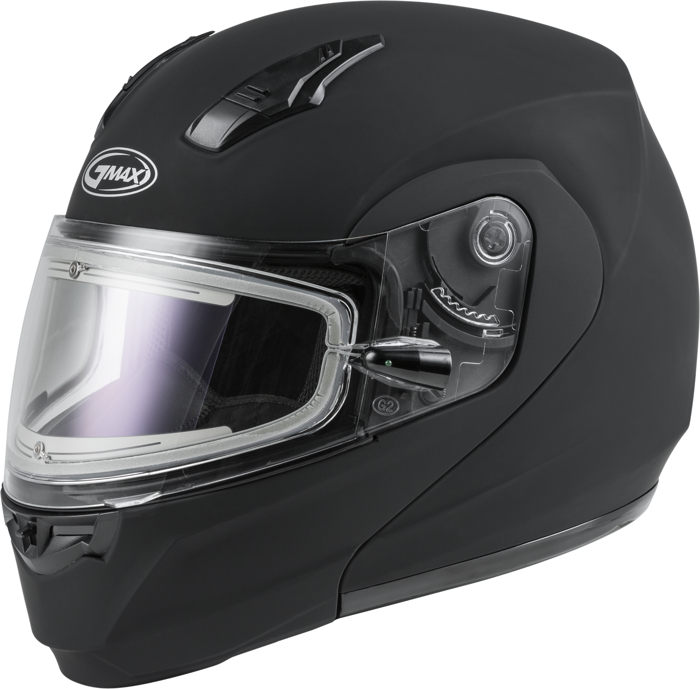 Md-04s Modular Snow Helmet W/electric Shield Matte Blk Xs
