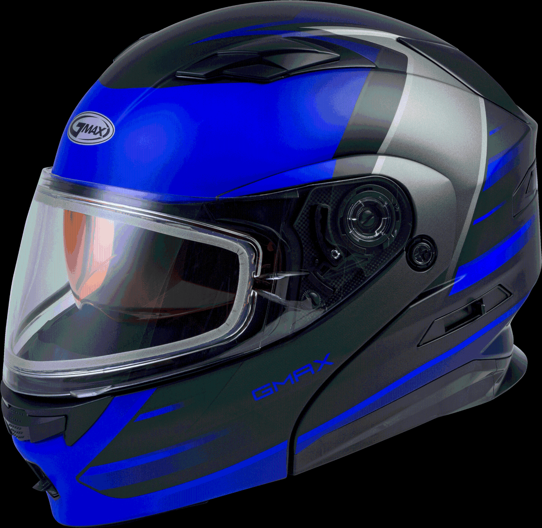 Md-01s Modular Snow Helmet Descendant Matte Blk/white Xl