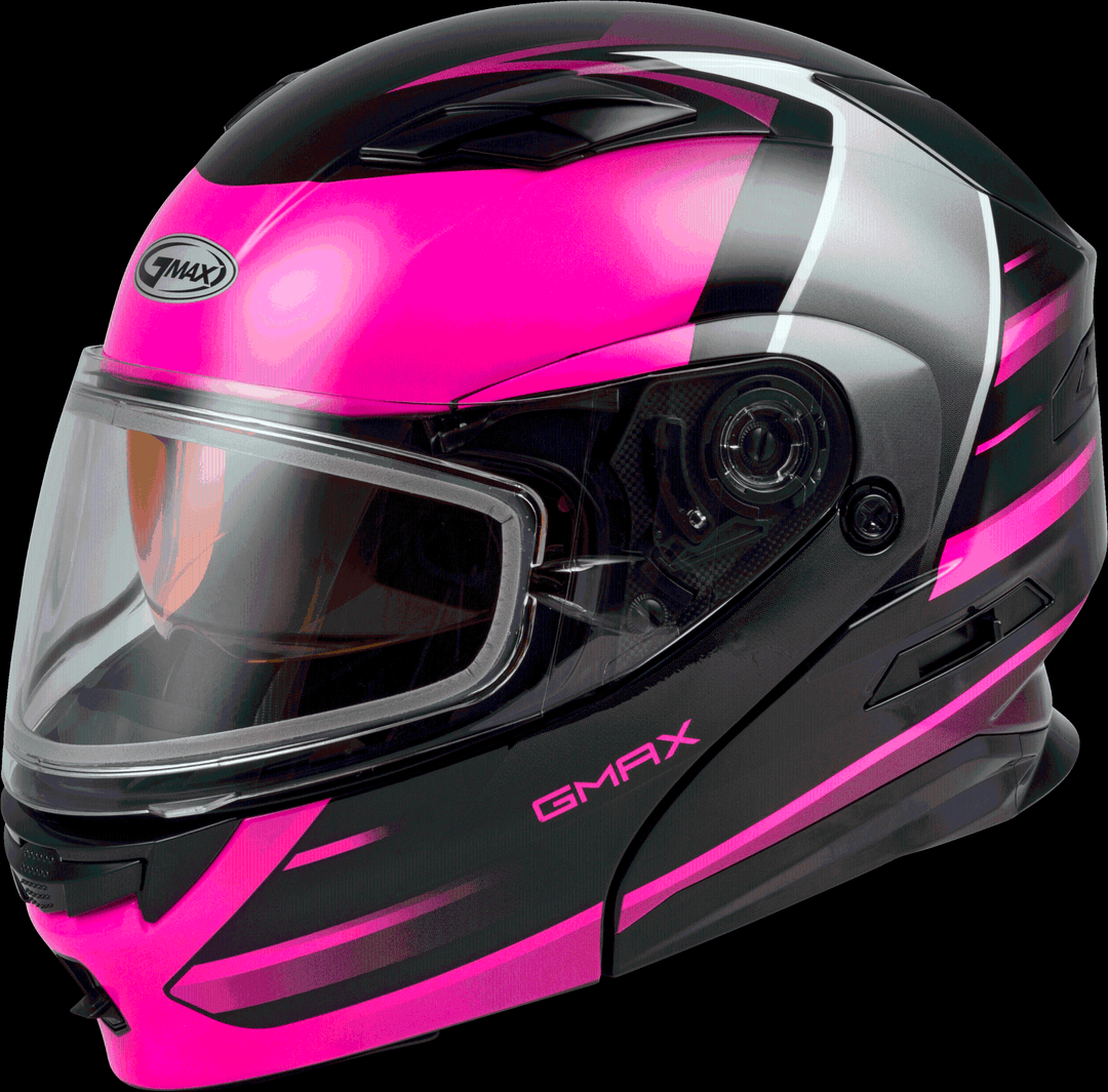 Md-01s Modular Snow Helmet Descendant Matte Blk/white Xl