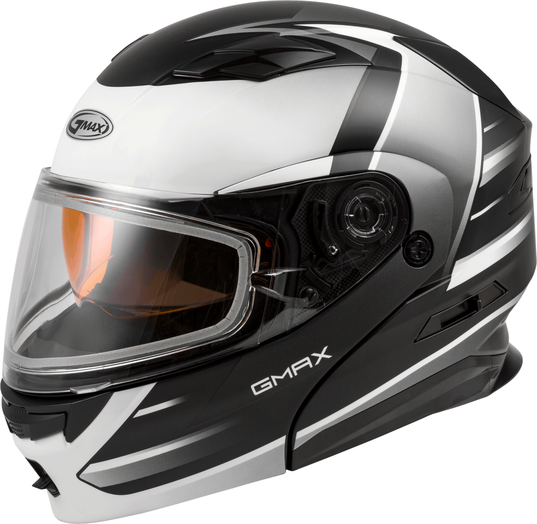 Md-01s Modular Snow Helmet Descendant Matte Blk/white Xl