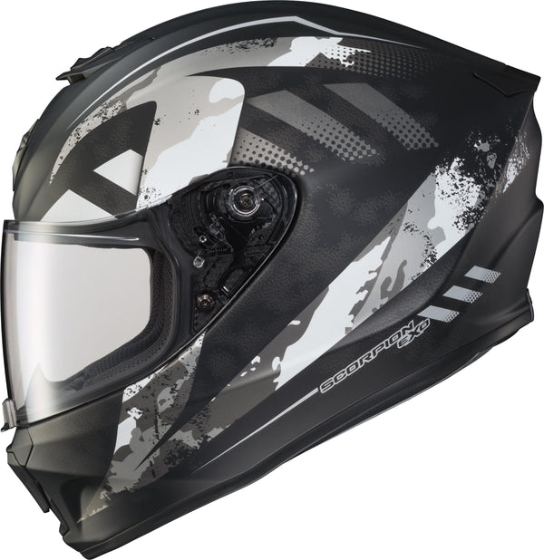 Exo-r420 Full-face Helmet Distiller White/silver Xl