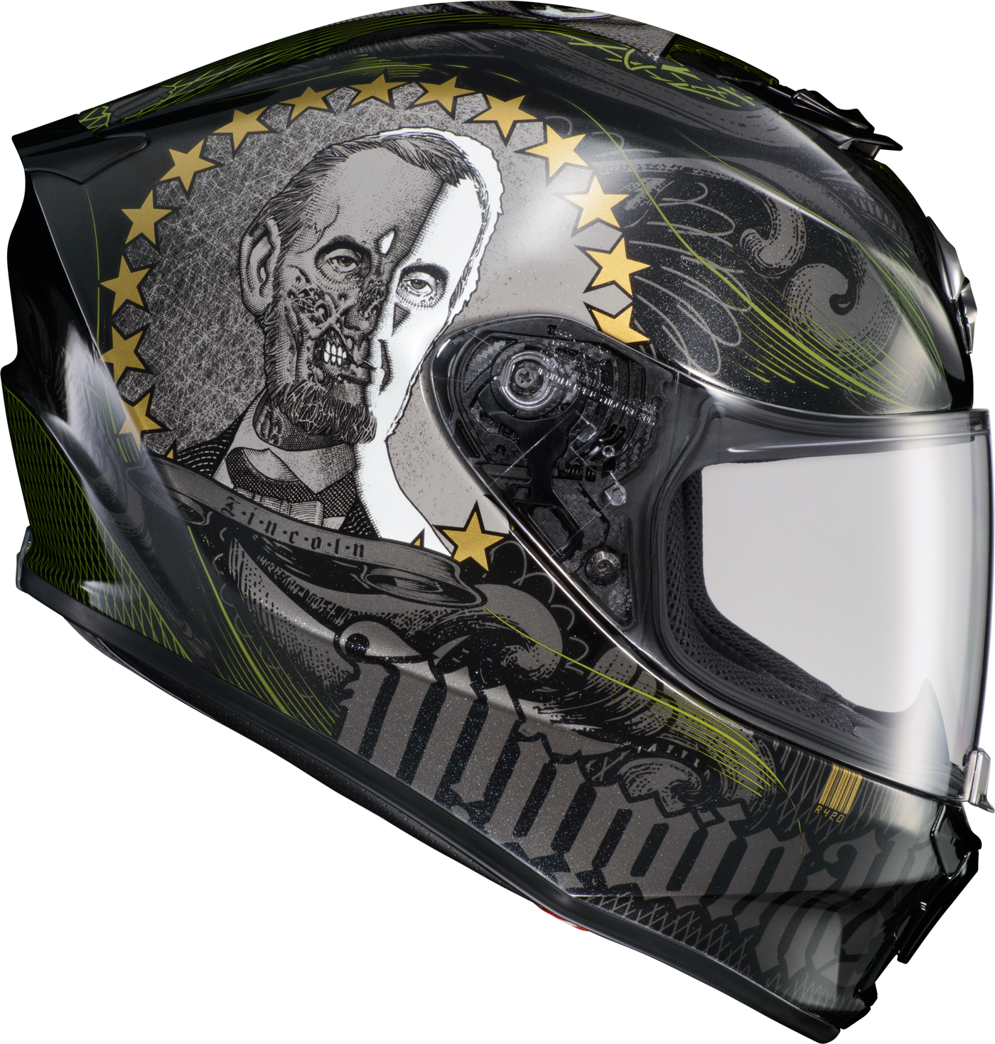Exo-r420 Full-face Helmet Illuminati 2 Black Xl