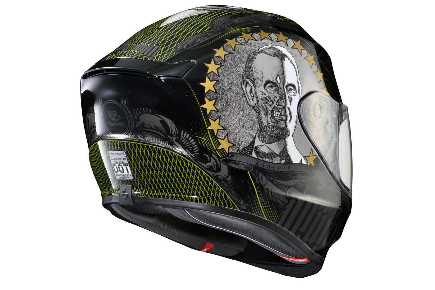 Exo-r420 Full-face Helmet Illuminati 2 Black Xl