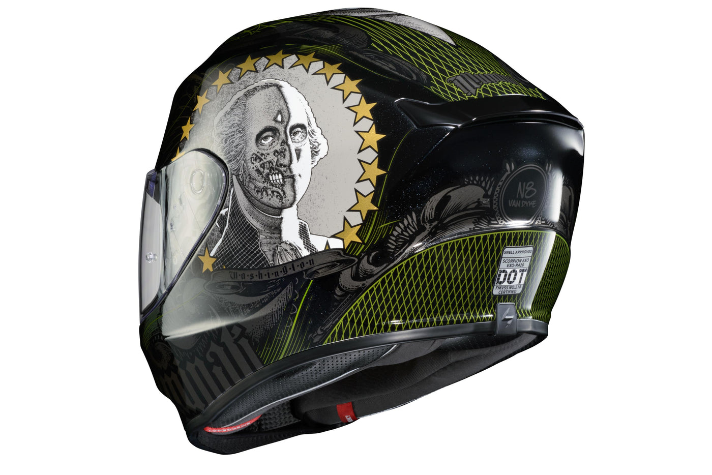 Exo-r420 Full-face Helmet Illuminati 2 Black Xl