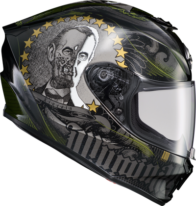 Exo-r420 Full-face Helmet Illuminati 2 Black Xl