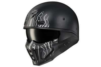 Covert X Open-face Helmet Tribe Matte Black/copper Xl