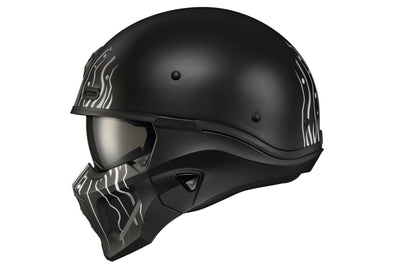 Covert X Open-face Helmet Tribe Matte Black/copper Xl