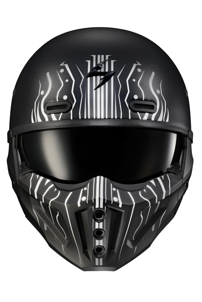 Covert X Open-face Helmet Tribe Matte Black/copper Xl