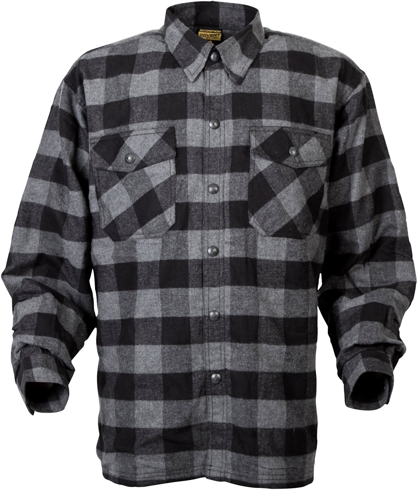 Covert Moto Flannel Black/brown/grey Xl