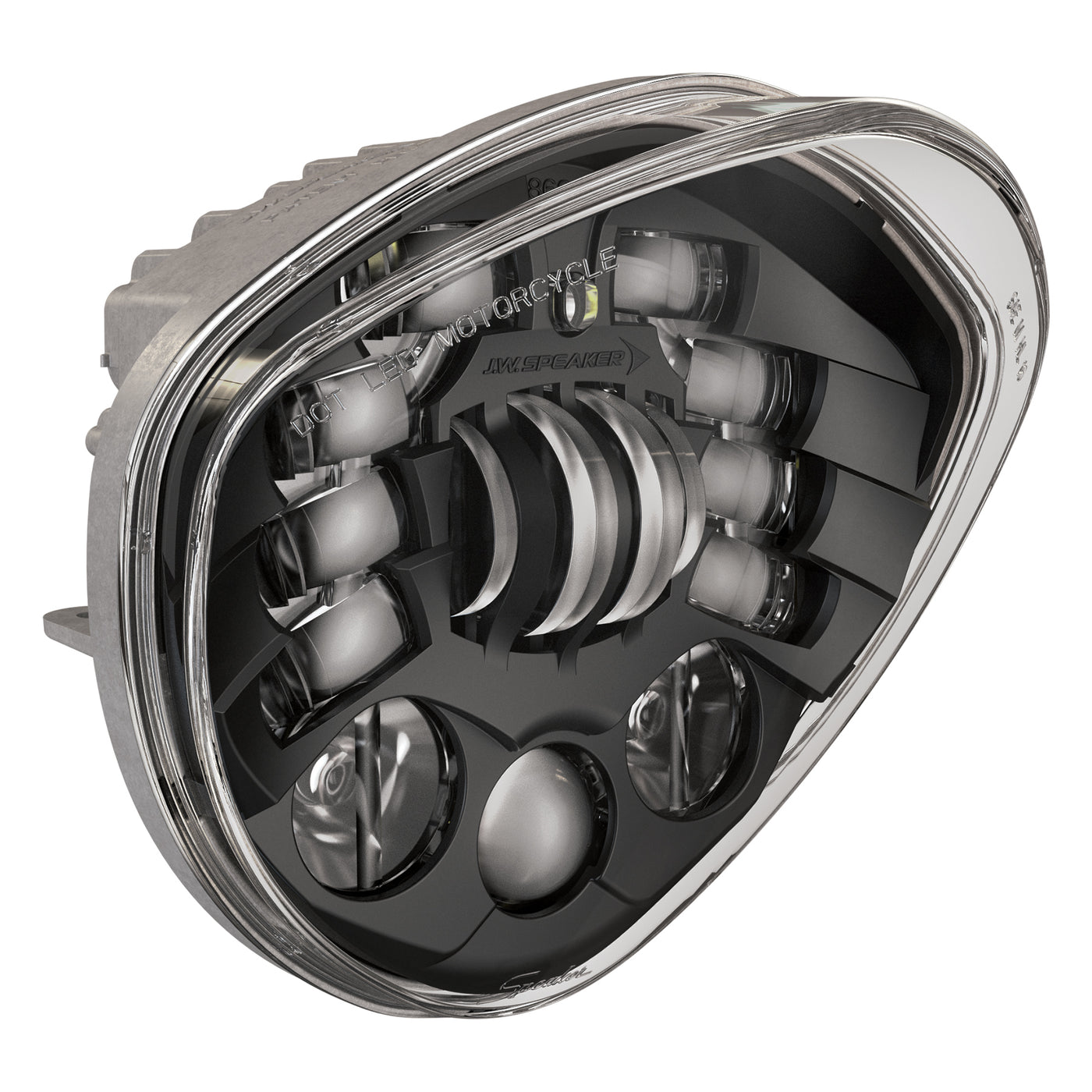 8695a2 Led Headlight Blk Victory