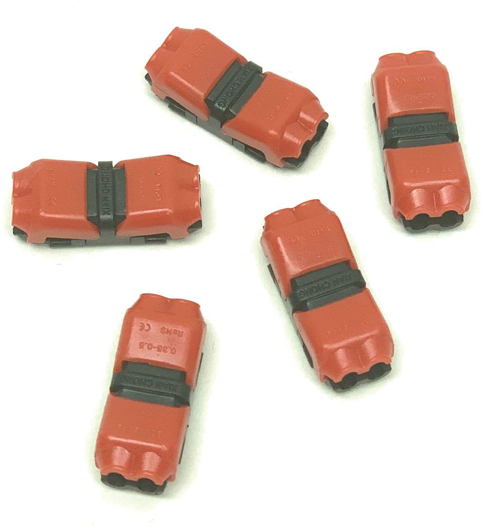 Lightning Splice Kit 5pk Str8 H Style Two Wire-two-wire