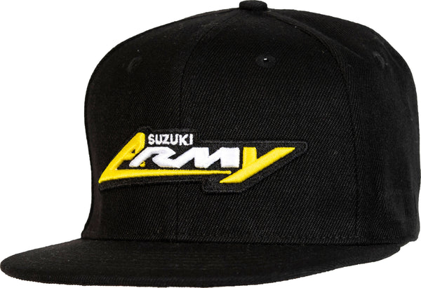 Suzuki Hat Rmarmy Snapback Black