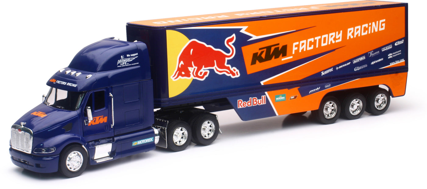 Replica 1:32 Semi Truck 17 Red Bull Ktm Race Truck