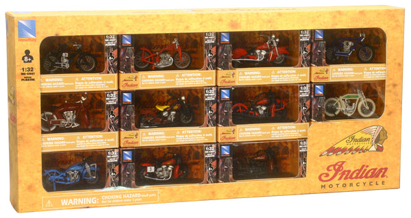 Replica 1:32 Sport Scout Set 11-pc Assorted Indian Models
