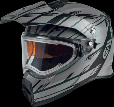 At-21s Epic Snow Helmet W/elec Shield Matte Neon Org/black Xs