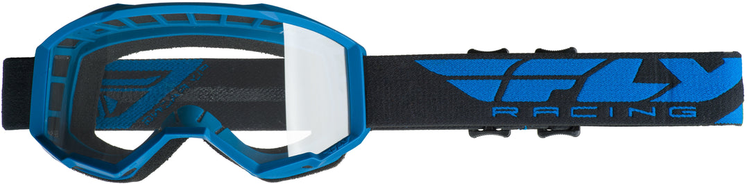 Youth Focus Goggle White/black Clear Lens
