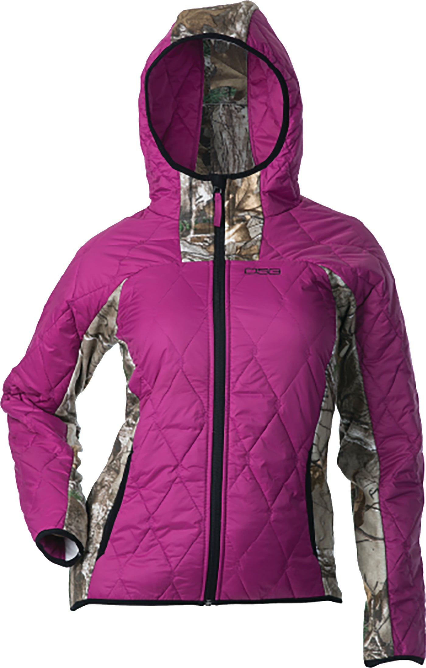 Fleece Jacket Realtree/black/aqua Xl