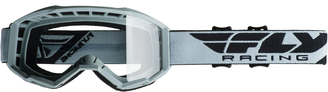 Youth Focus Goggle White/black Clear Lens