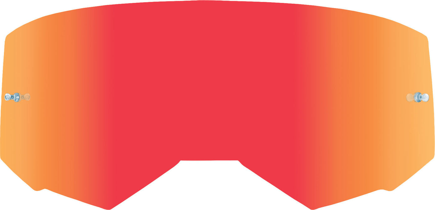 Single Lens W-post Adult Red Mirror-clear