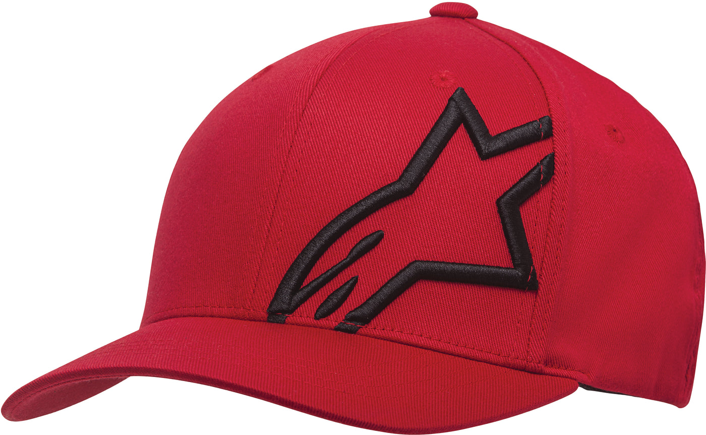 Corp Shift 2 Curved Brim Hat Black/red Sm/md