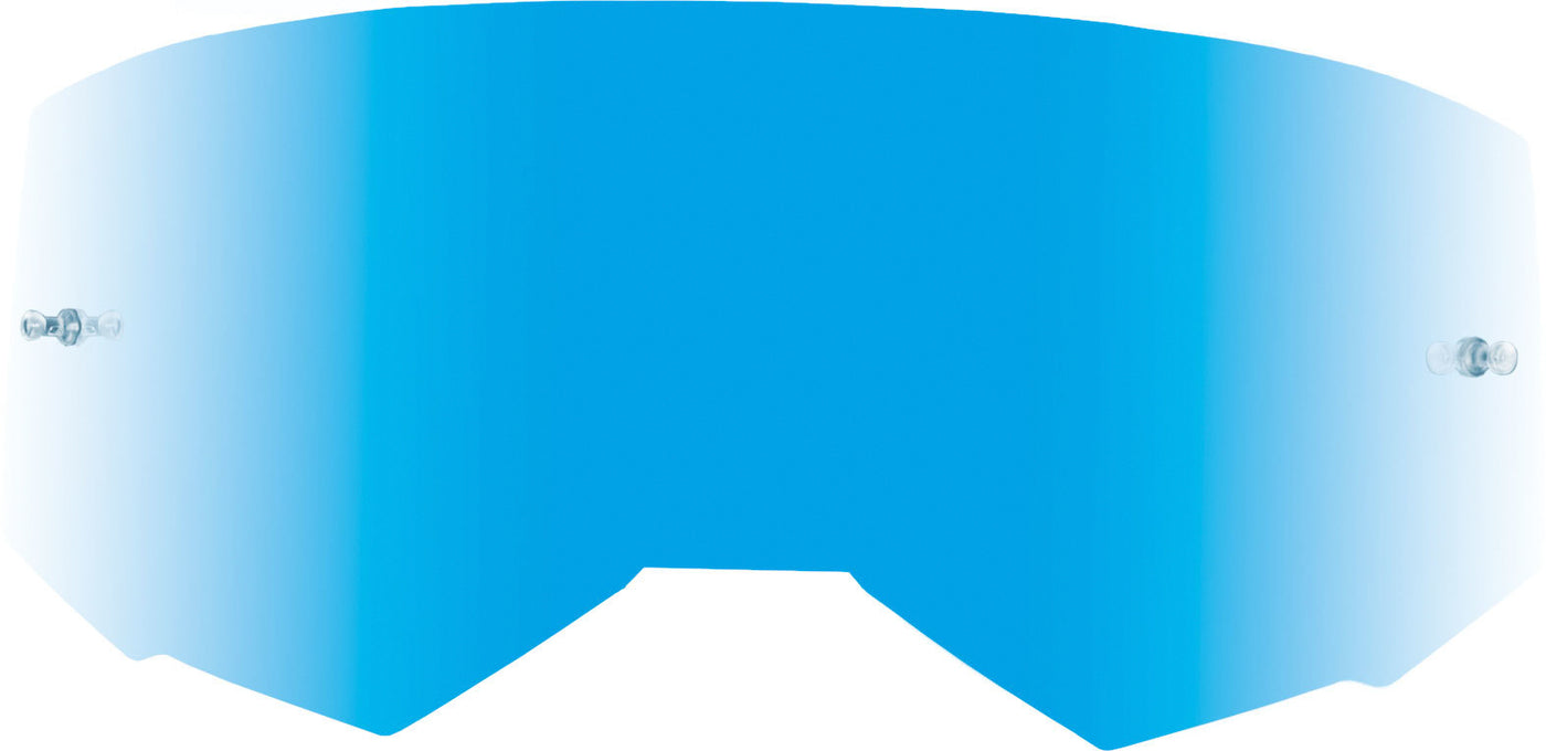 Youth Single Lens W- Post Sky Blue Mirror-smoke
