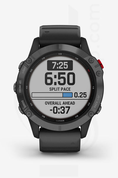 WATCH | Fenix® 6 - Pro Solar Edition, Slate Gray with Black Band | GARMIN