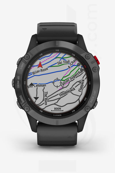 WATCH | Fenix® 6 - Pro Solar Edition, Slate Gray with Black Band | GARMIN