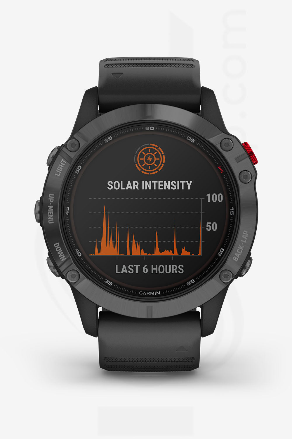 WATCH | Fenix® 6 - Pro Solar Edition, Slate Gray with Black Band | GARMIN
