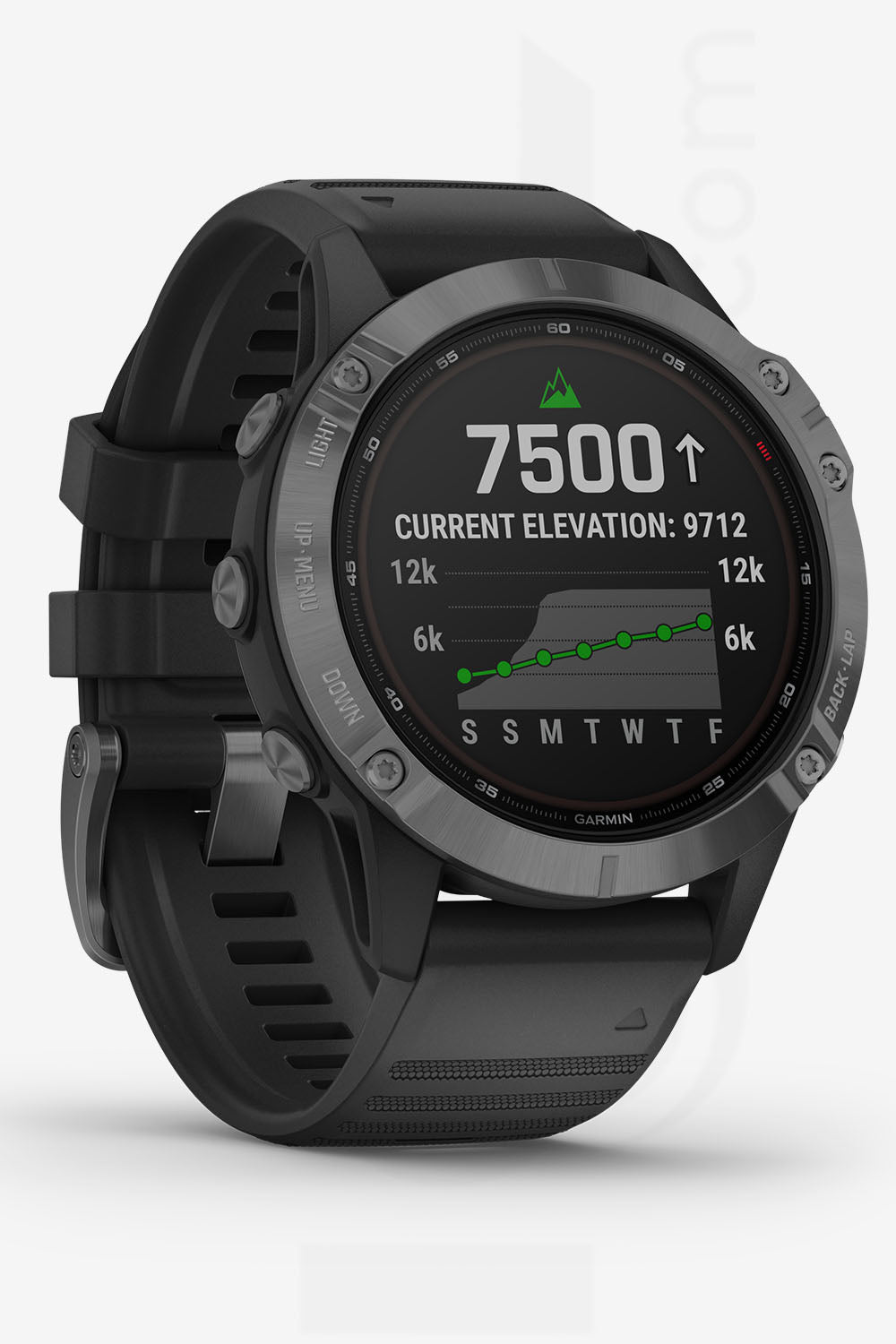 WATCH | Fenix® 6 - Pro Solar Edition, Slate Gray with Black Band | GARMIN