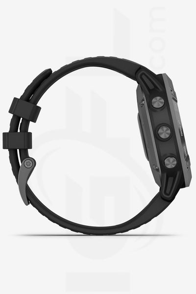 WATCH | Fenix® 6 - Pro Solar Edition, Slate Gray with Black Band | GARMIN