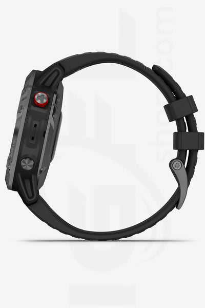WATCH | Fenix® 6 - Pro Solar Edition, Slate Gray with Black Band | GARMIN